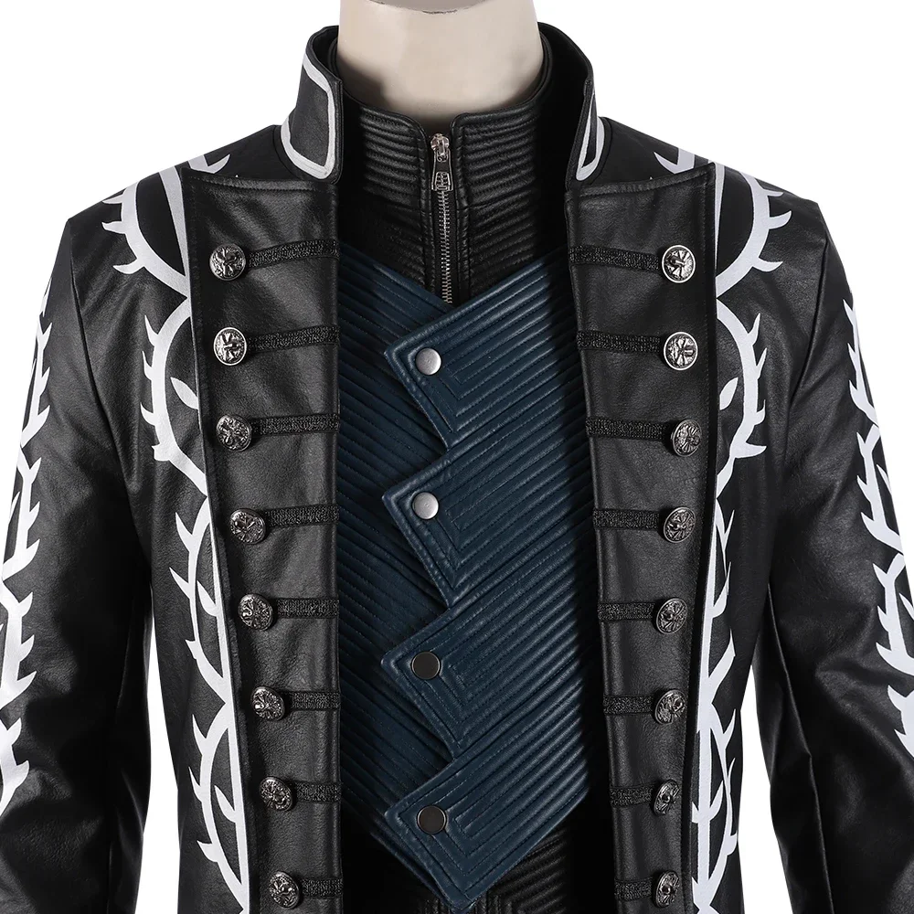 Fullmetal Alchemist Coat - Game DMC 5 Vergil Cosplay Costume
