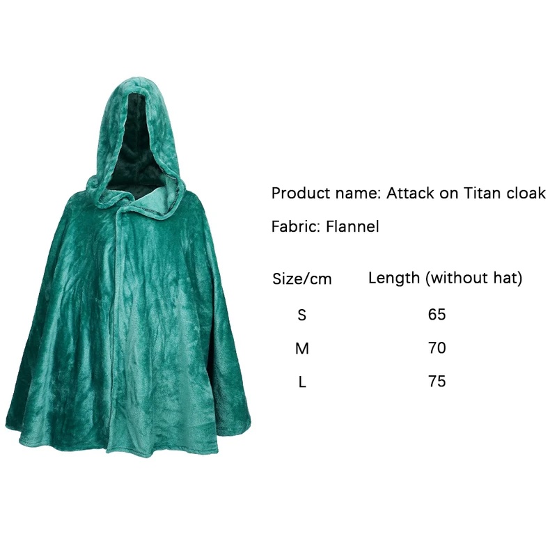 Attack Titan Cloak - 2026 New Halloween Cosplay Costume Anime