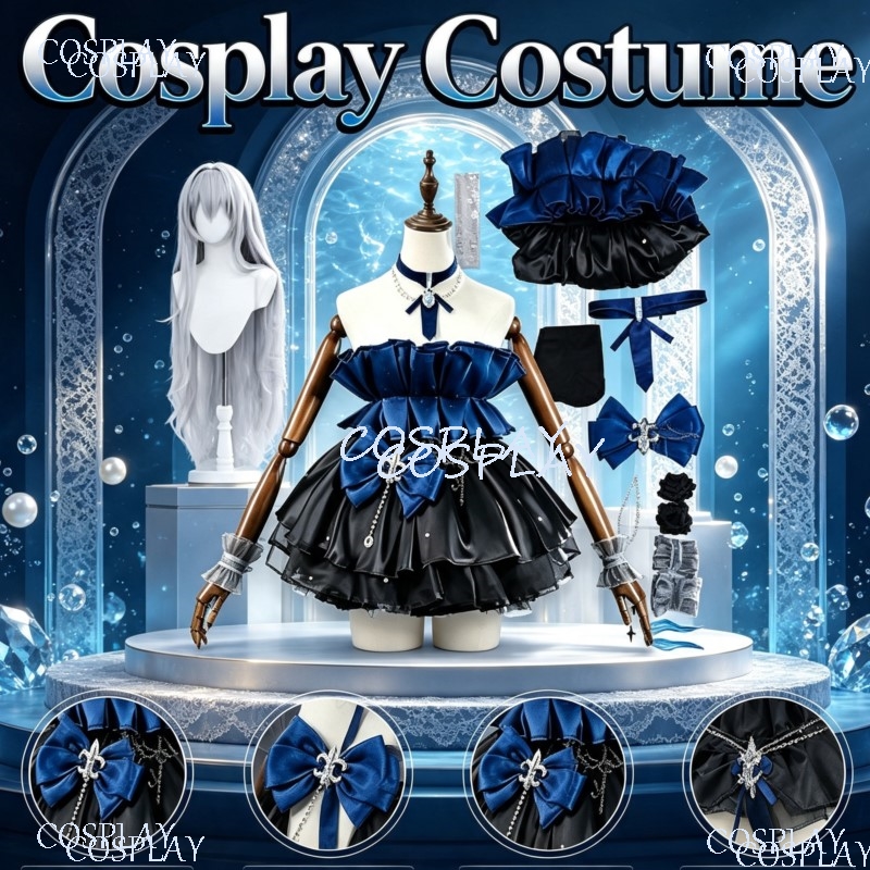 Anime Cosplay Outfits Female - Azur Lane Cosplay Evening Gown Suffren