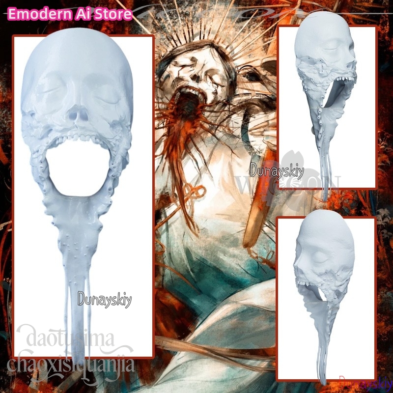 Horror Anime White DIY Colorin - Anime Cosplay Diy recension och pris