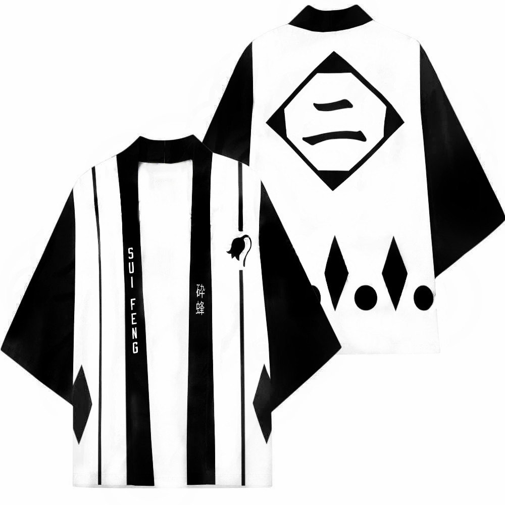 Print Japanese Harajuku Kimono - Bleach Captain Coat recension och pris