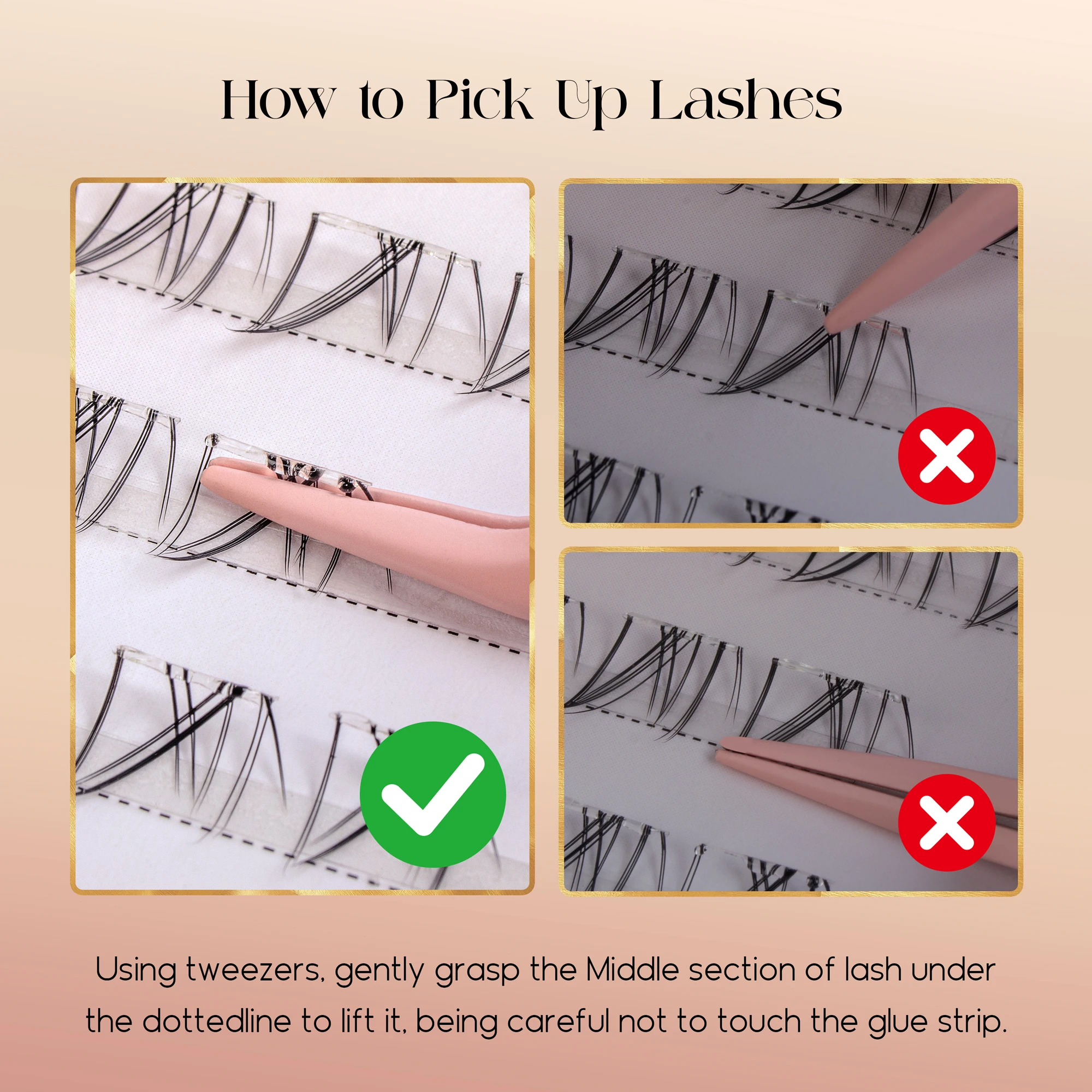 Befer No Glue Needed Lower Las - Anime Cosplay Lashes recension och pris