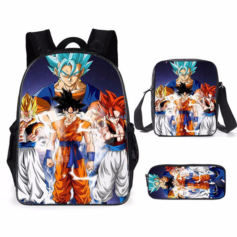 Kawaii Cartoon Saiyan Print Ba - Anime Cosplay Ai recension och pris