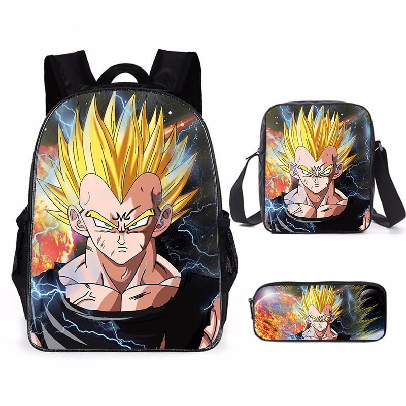 Kawaii Cartoon Saiyan Print Ba - Anime Cosplay Ai recension och pris