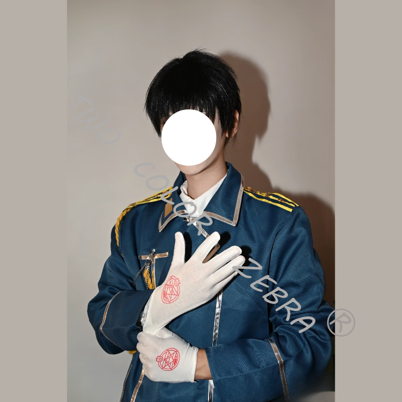 Roy Mustang Blue Military Tren - Fullmetal Alchemist Coat recension och pris