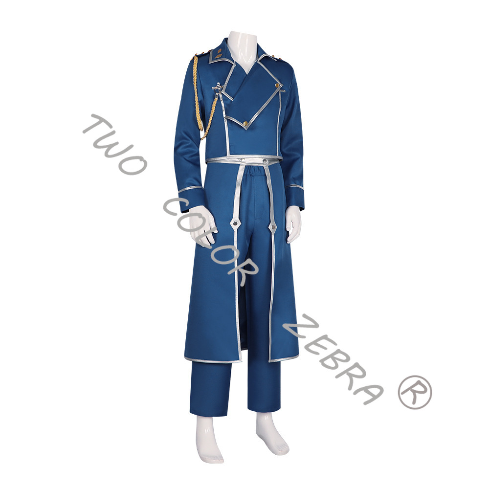 Roy Mustang Blue Military Tren - Fullmetal Alchemist Coat recension och pris