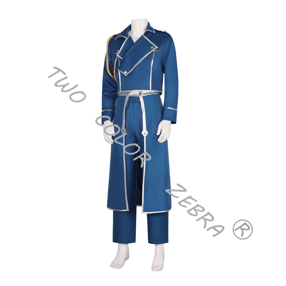 Roy Mustang Blue Military Tren - Fullmetal Alchemist Coat recension och pris