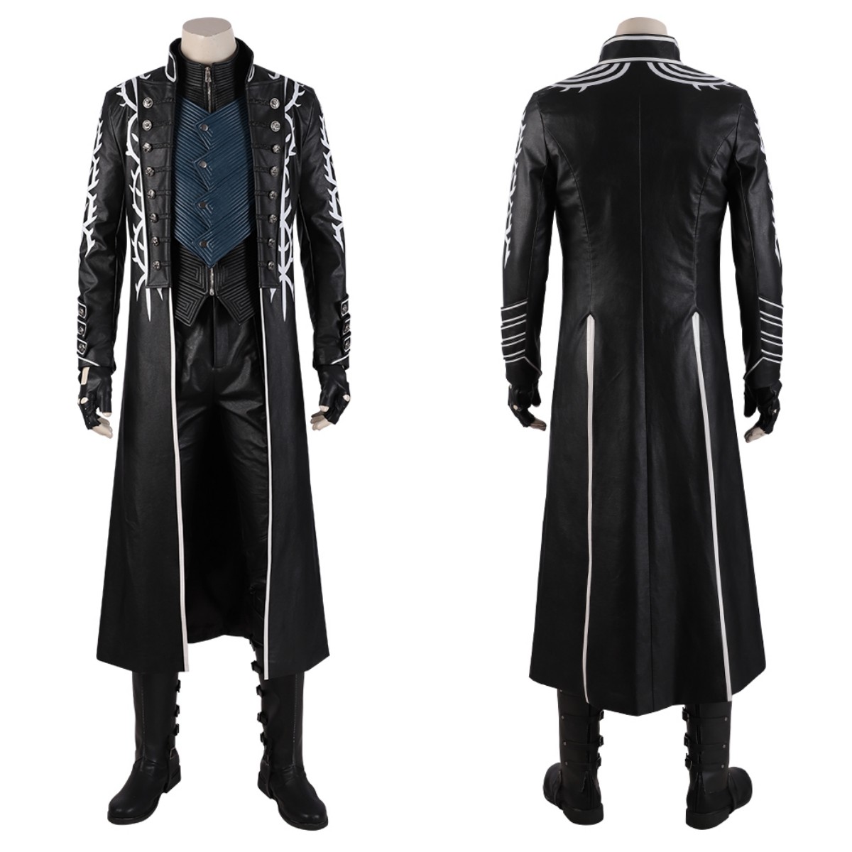 Game DMC 5 Vergil Cosplay Cost - Fullmetal Alchemist Coat recension och pris