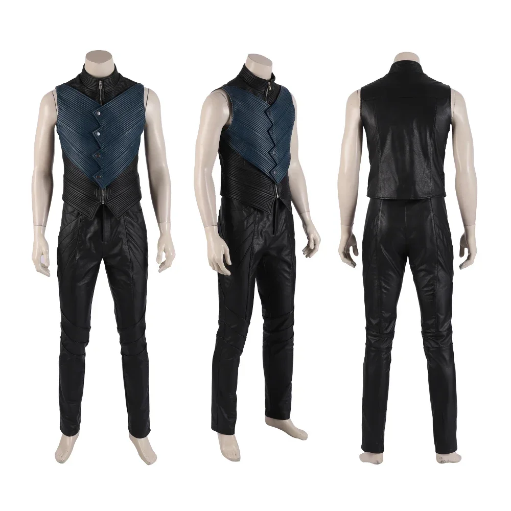 Game DMC 5 Vergil Cosplay Cost - Fullmetal Alchemist Coat recension och pris