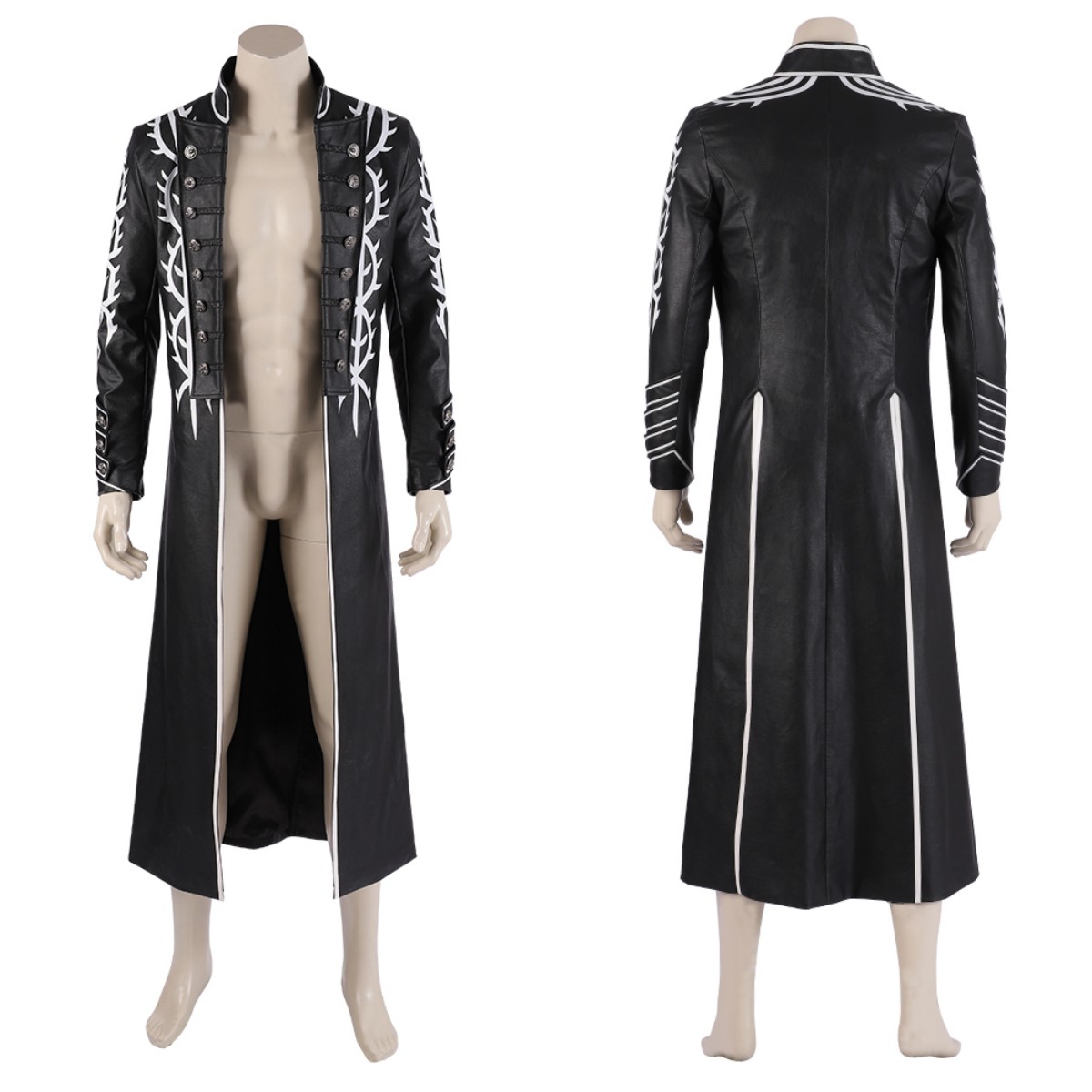 Game DMC 5 Vergil Cosplay Cost - Fullmetal Alchemist Coat recension och pris
