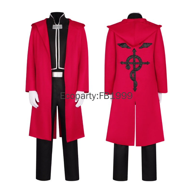 Anime Alchemist Edward Elric C - Fullmetal Alchemist Coat recension och pris