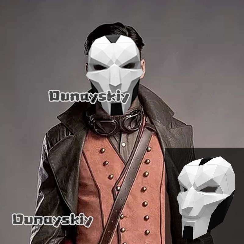 AKhada Jhin Oni Mask DIY Paper - Anime Cosplay Diy recension och pris