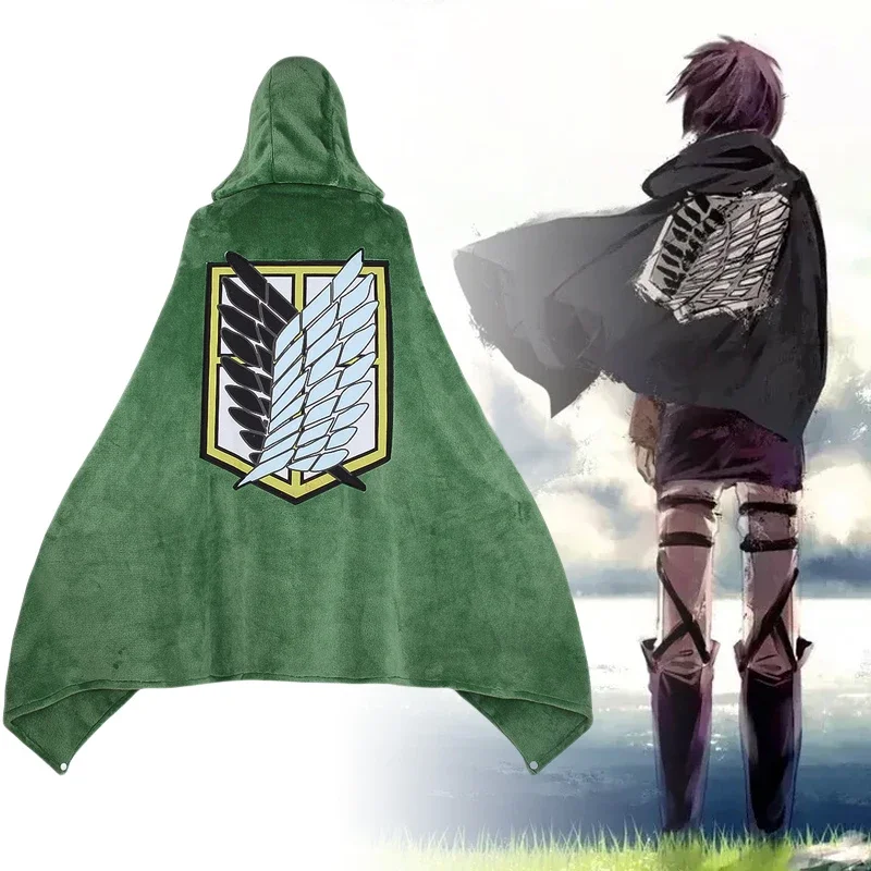 Attack on Titan Blanket Plaid  - Attack Titan Cloak recension och pris
