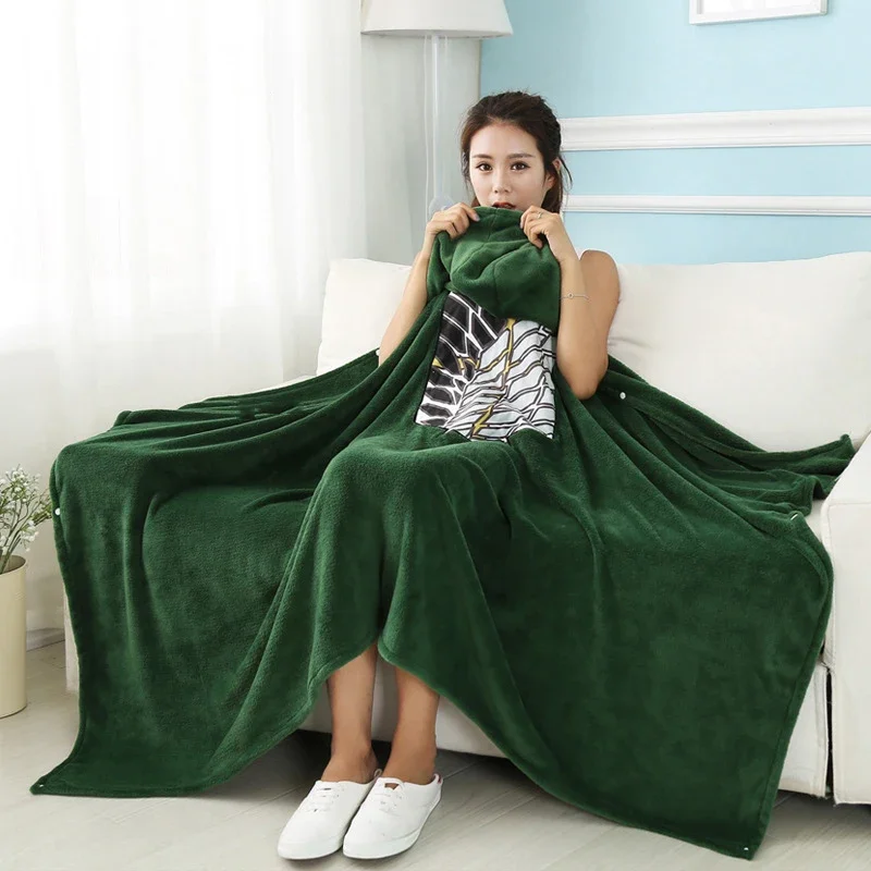 Attack on Titan Blanket Plaid  - Attack Titan Cloak recension och pris