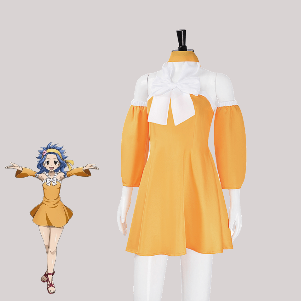 Levy McGarden Cosplay Costume, - Anime Cosplay Outfits Female recension och pris