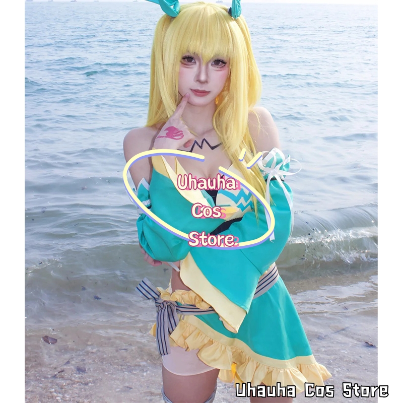 Anime Lucy Heartfilia Cosplay  - Anime Cosplay Outfits Female recension och pris