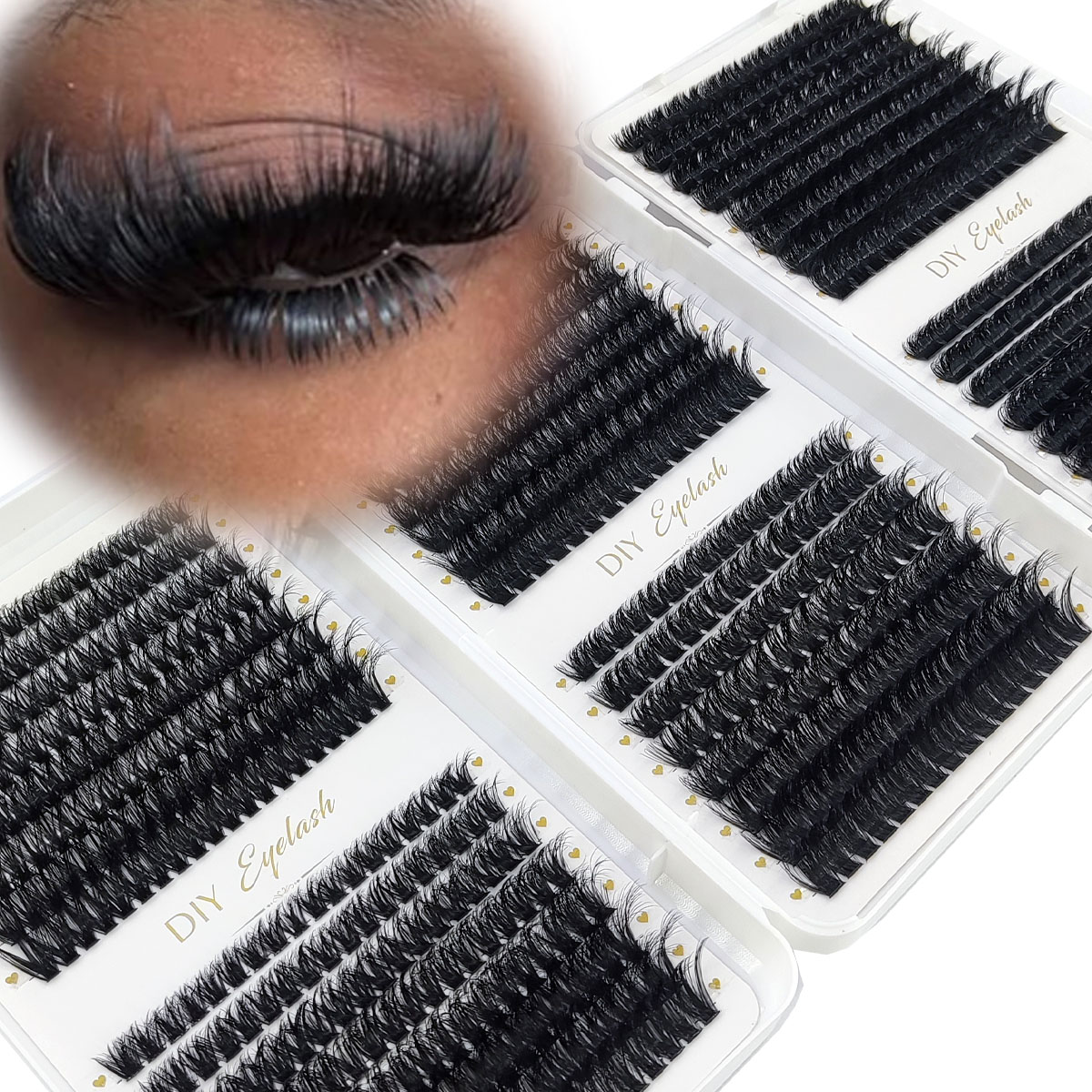 HBZGTLAD 200D-60D Bottom and P - Anime Cosplay Lashes recension och pris