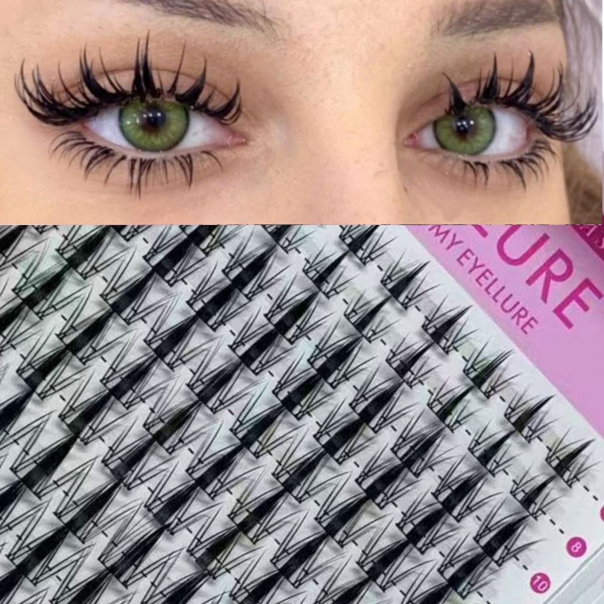 WINKLURE Manga Lash Clusters K - Anime Cosplay Lashes recension och pris