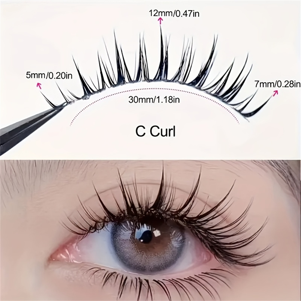5 Pairs of Wet Comic Eyelashes - Anime Cosplay Lashes recension och pris