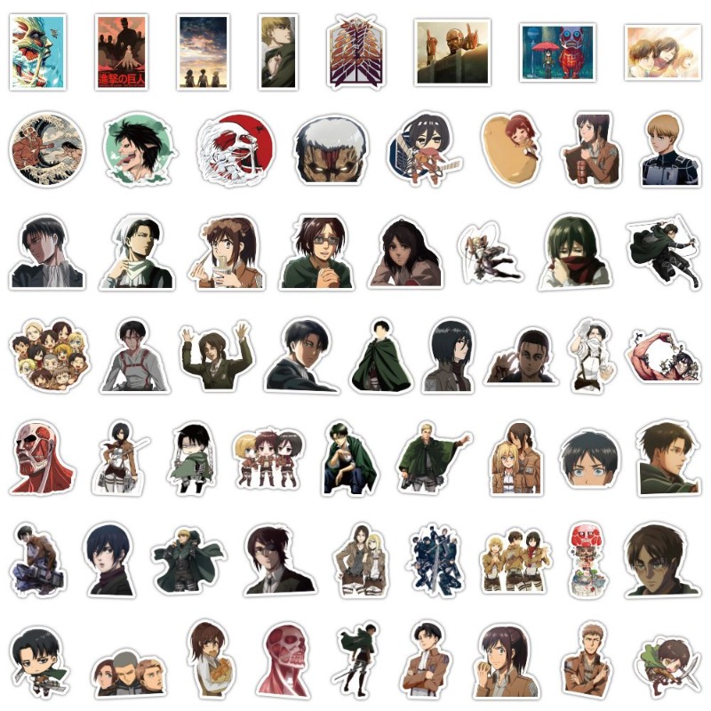 60Pcs Attack on Titan Anime St - Anime Cosplay Diy recension och pris