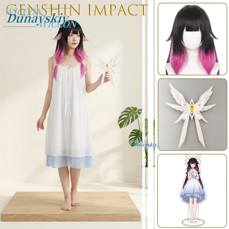 Genshin Impact Columbina Damse - Anime Cosplay Eyes recension och pris