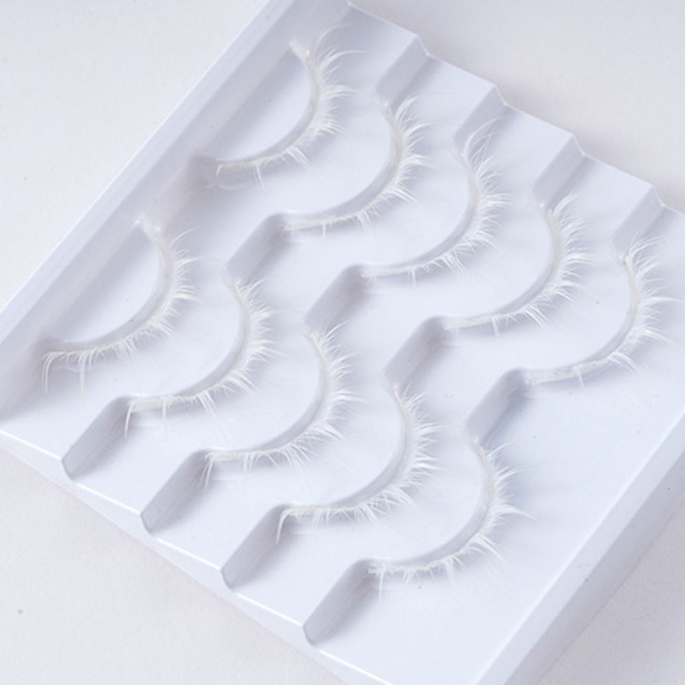 White White Anime Eyelashes Sp - Anime Cosplay Lashes recension och pris