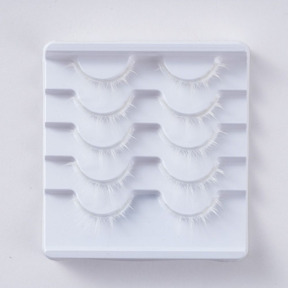 White White Anime Eyelashes Sp - Anime Cosplay Lashes recension och pris