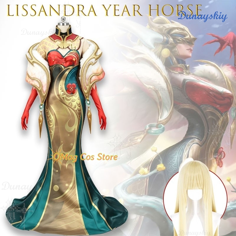 Lissandra Year The Horse Prest - Anime Cosplay Outfits Female recension och pris