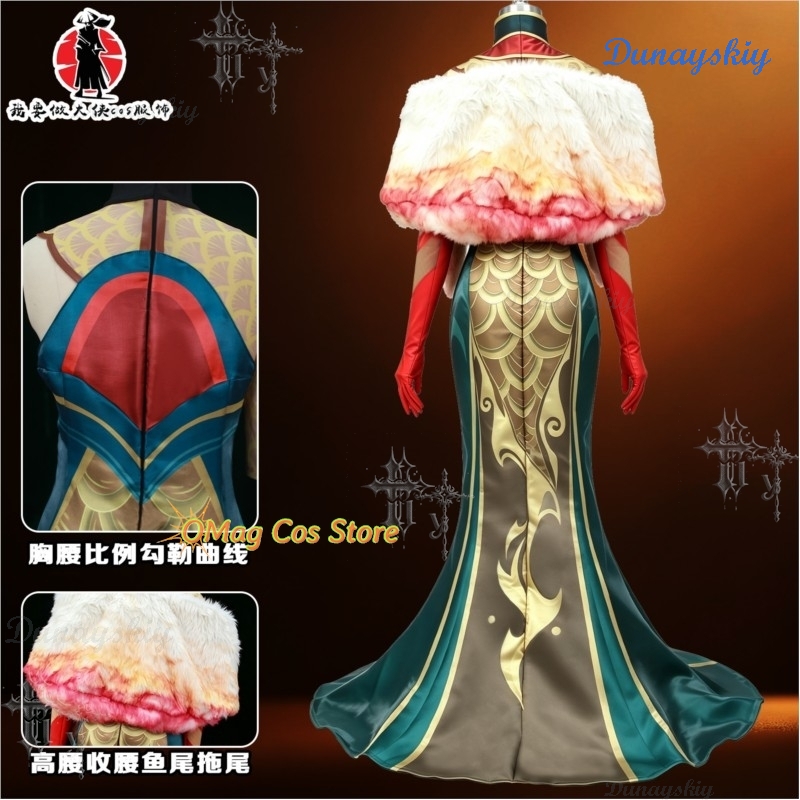 Lissandra Year The Horse Prest - Anime Cosplay Outfits Female recension och pris