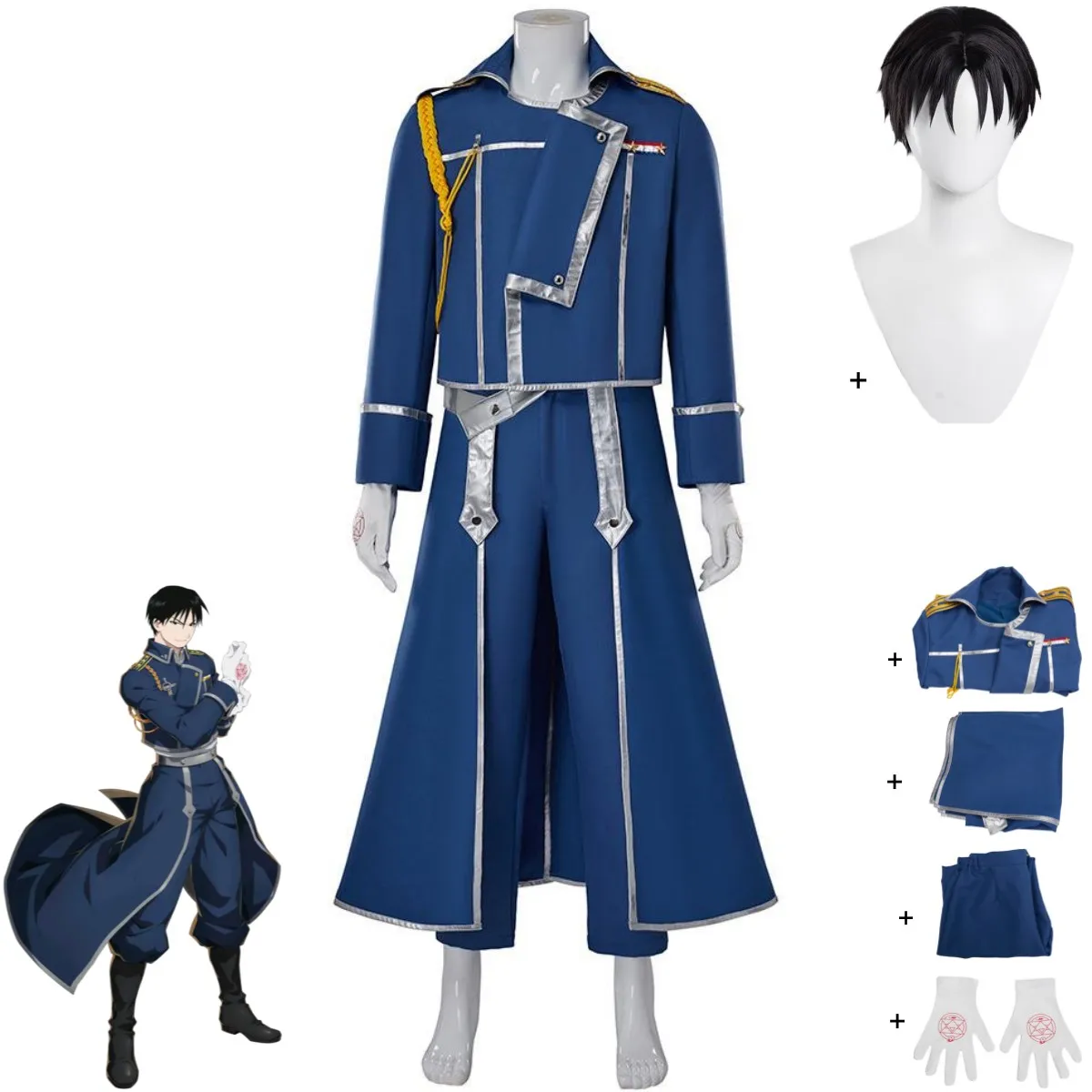 Anime Fullmetal Alchemist Roy  - Fullmetal Alchemist Coat recension och pris