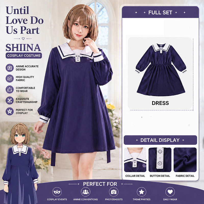 Anime I Want To Love You Till  - Anime Cosplay Female recension och pris