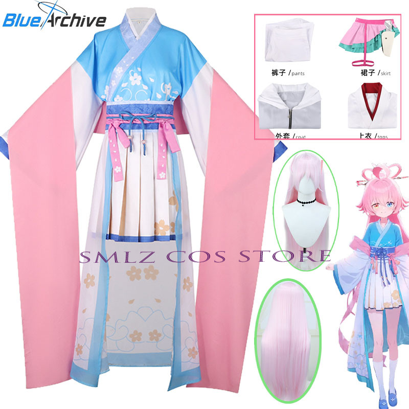 Game Blue Archive Takanashi Ho - Anime Cosplay Pink recension och pris