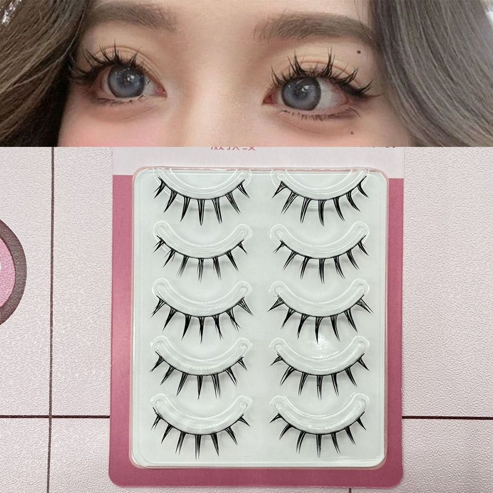 5 Pairs Pack Japanese Cosplay  - Anime Cosplay Lashes recension och pris