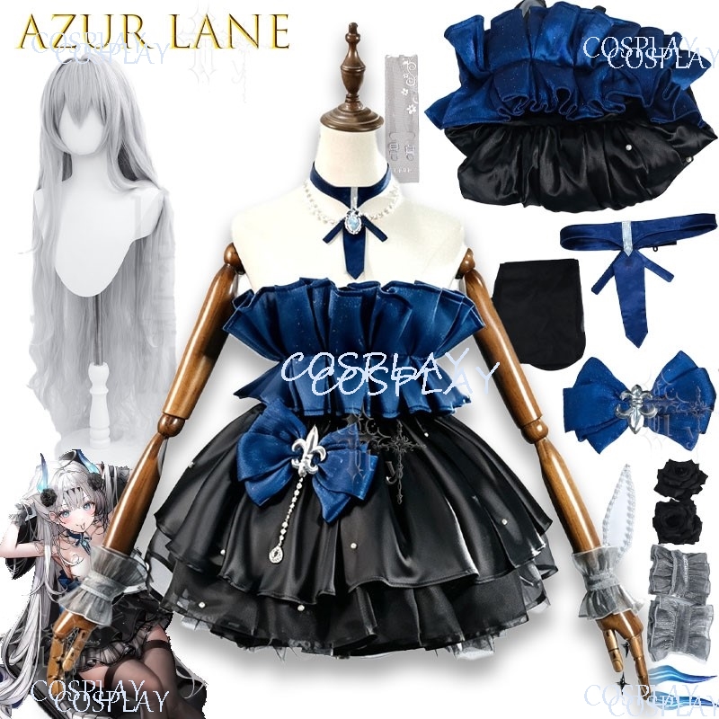 Azur Lane Cosplay Evening Gown - Anime Cosplay Outfits Female recension och pris