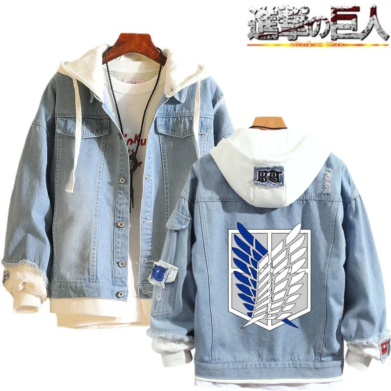 2026 Jacket Denim Attack On Ti - Attack Titan Cloak recension och pris