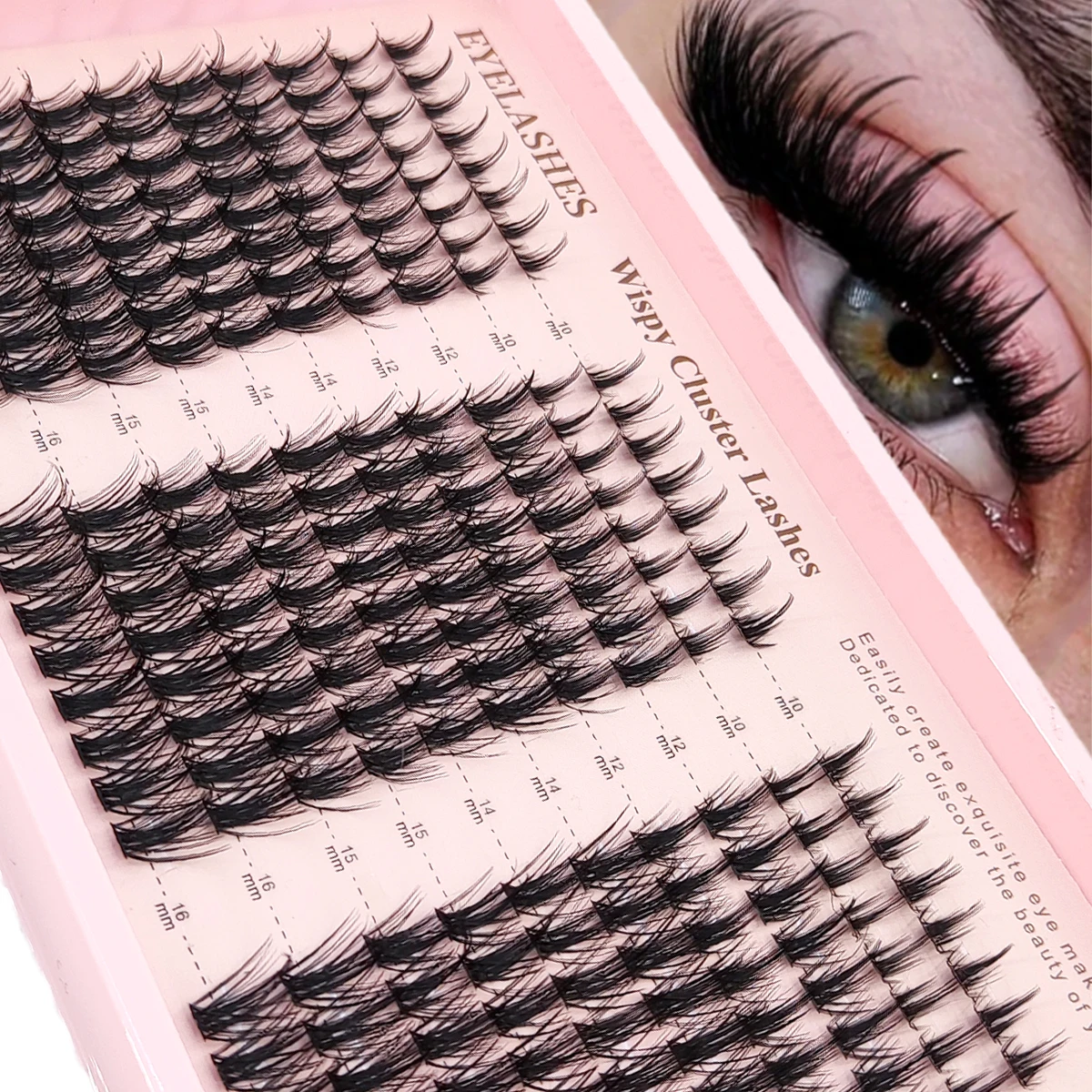 AMSDCN Manga Lash Clusters Wis - Anime Cosplay Lashes recension och pris