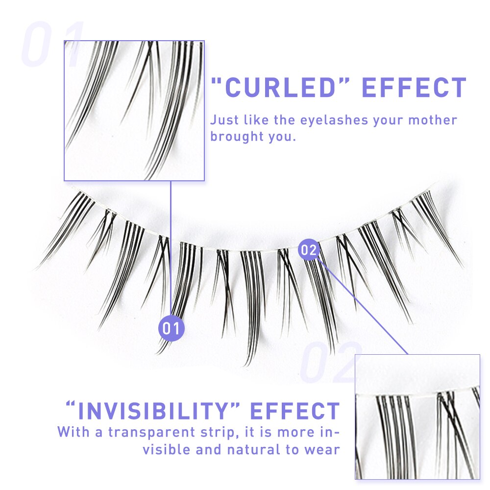3D Lashes Premade Fan A/M Shap - Anime Cosplay Lashes recension och pris