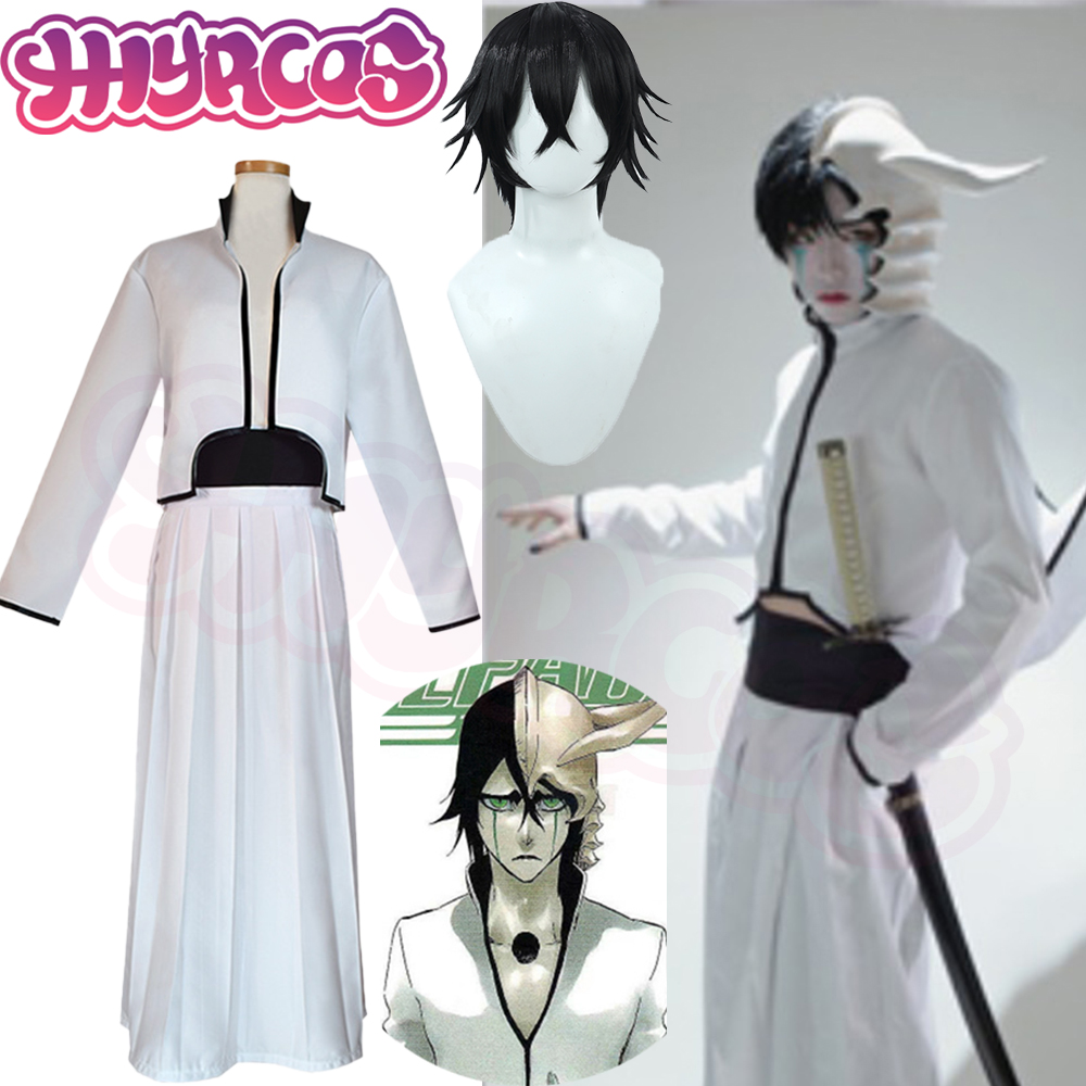 Anime Bleach Ulquiorra's Cospl - Bleach Captain Coat recension och pris