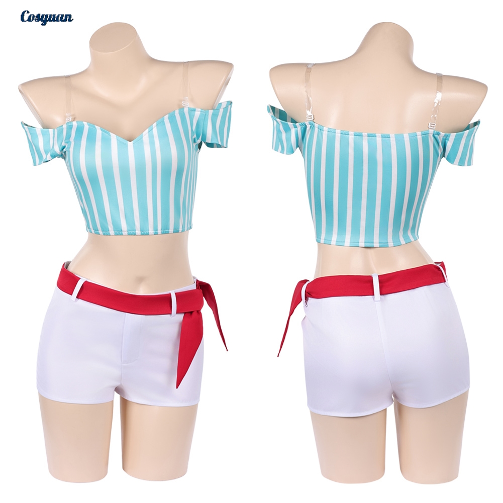 Anime Pirate Cosplay Nami Top  - Anime Cosplay Outfits Female recension och pris