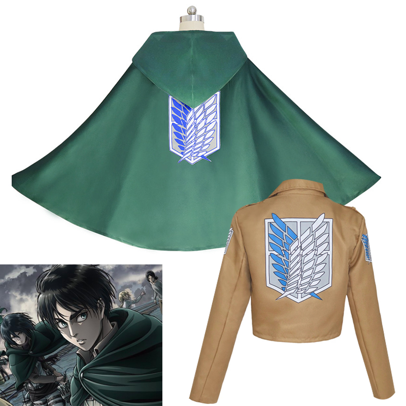 Attack on Titan Cosplay Costum - Attack Titan Cloak recension och pris
