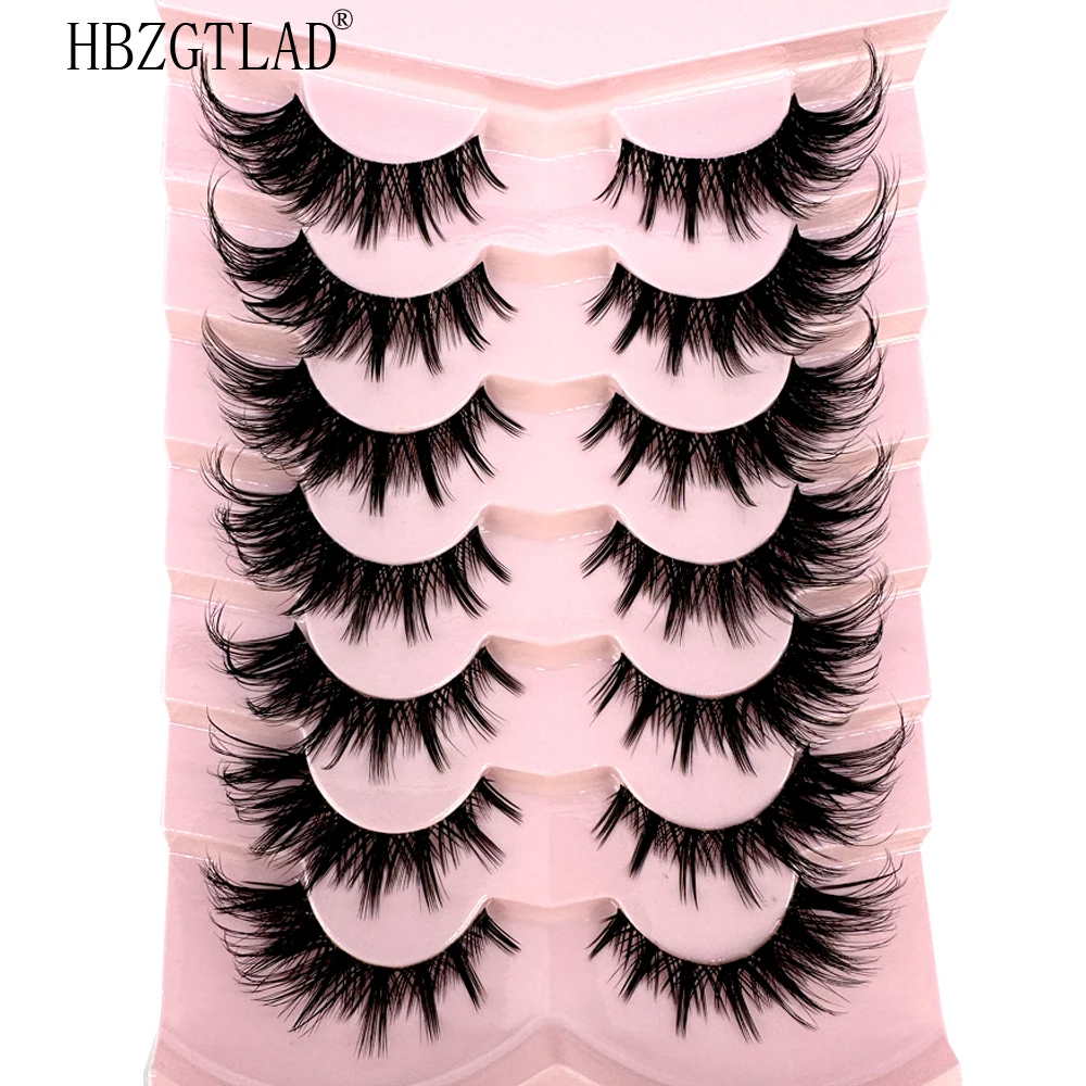 7/8PairsCat Eye Eyelashes mang - Anime Cosplay Lashes recension och pris